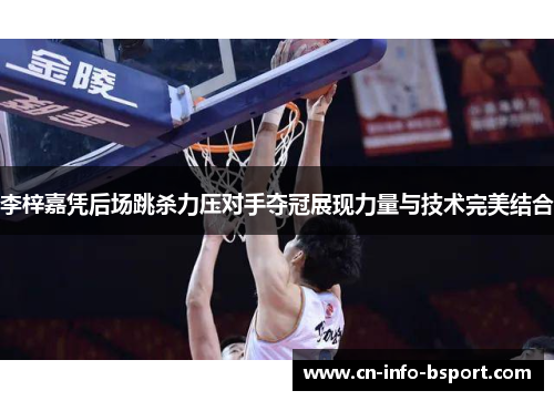 李梓嘉凭后场跳杀力压对手夺冠展现力量与技术完美结合